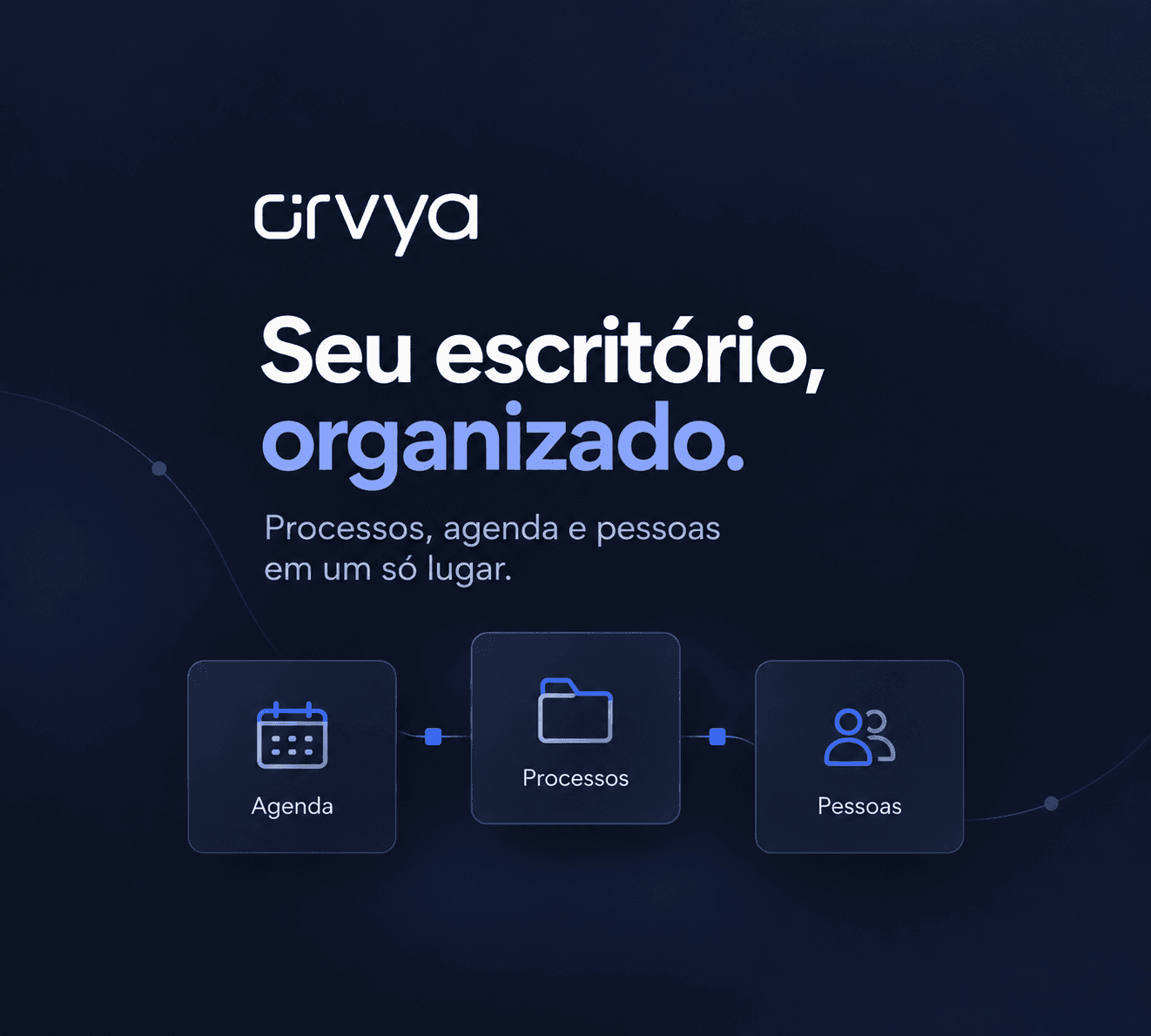 Orvya — Seu escritório, organizado. Processos, agenda e pessoas em um só lugar.